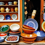 **

"A bustling local Italian market with artisans displaying handcrafted goods: ceramics, wood carvings, and textiles. Focus on the vibrant colors and textures, capturing the essence of Italian craftsmanship and the interaction between artisans and customers. Capture the essence of "Made in Italy"

**